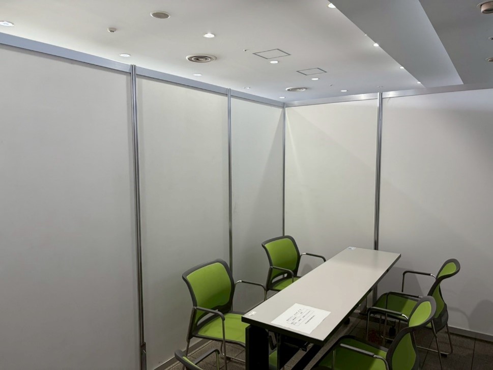 【設営事例】福山　市民ホール音楽発表会控室