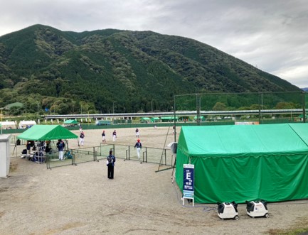 【設営事例】全国  ねんりんピックin岐阜揖斐川町 ソフトボール会場4会場