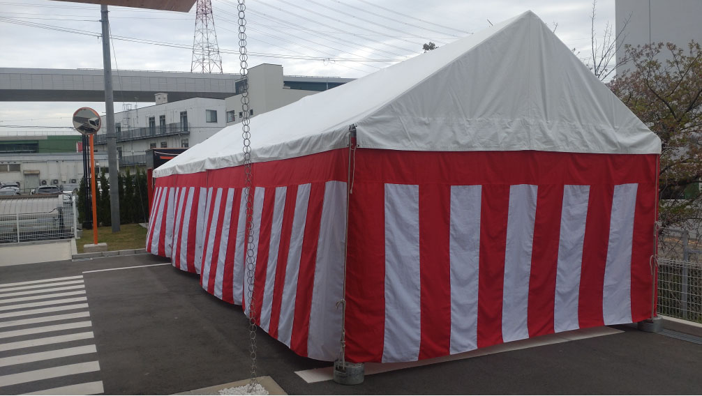 【設営事例】京都　 京都工場式典イベント