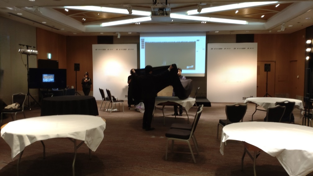 【設営事例】京都　大阪ホテル内ワークショップイベント