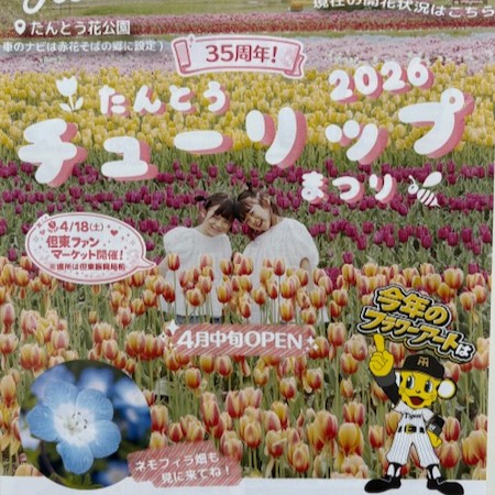 たんとうチューリップまつり2026