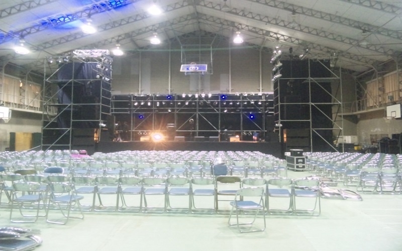 学園祭の設営/施工