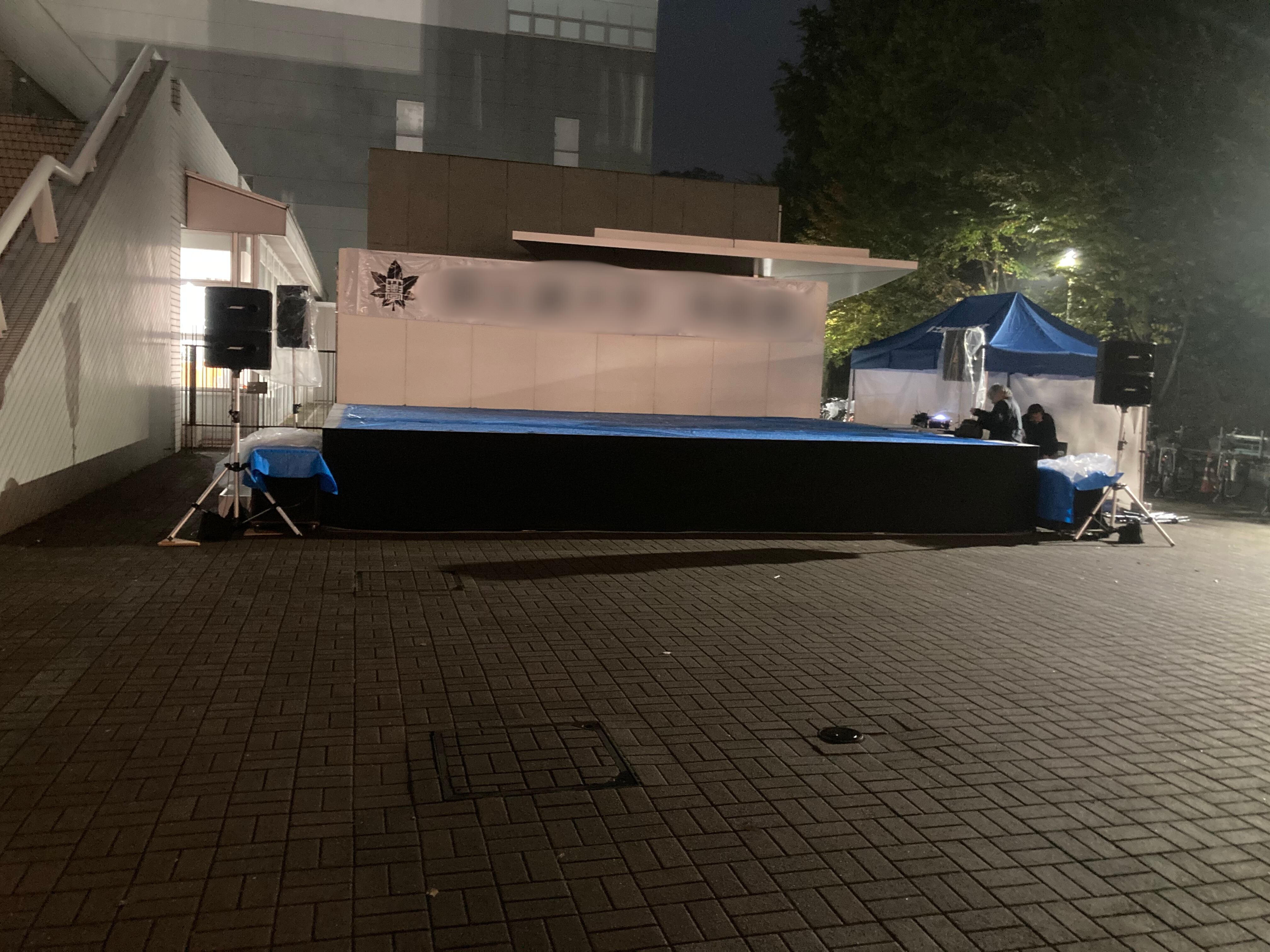 【設営事例】東京　学園祭ステージ