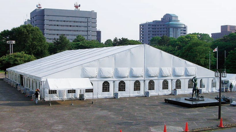 【大型テント比較】大規模イベントでレンタル利用するテントの選び方とその特徴