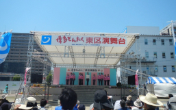 野外音楽ステージの設営/施工