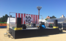 地域イベント小型ステージの設営/施工
