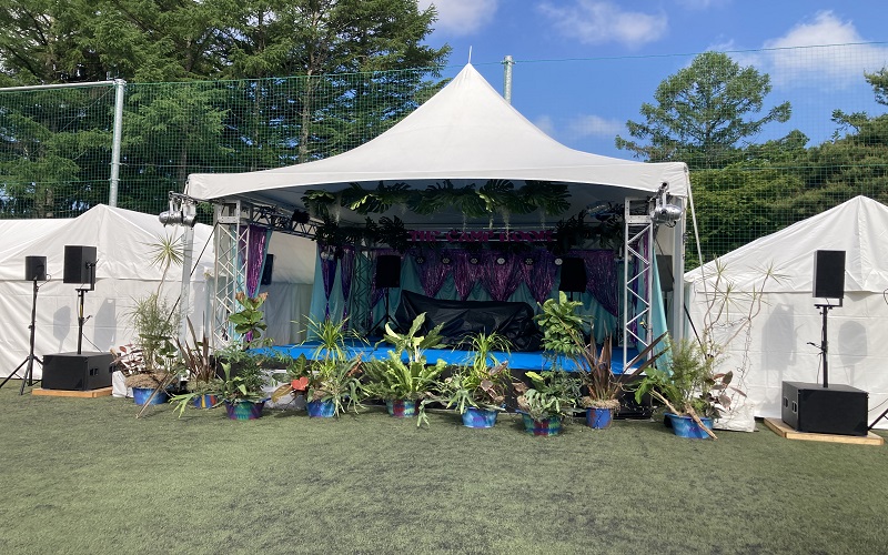 ステージの設営/施工